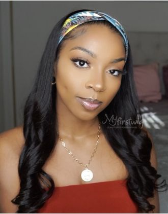 HEADBAND WIG - MARSHA - BEGINNER FRIENDLY WAVY HEADBAND WIG - HBW034