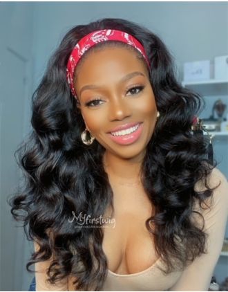 HEADBAND WIG - COVERUPBYSELORM - ELEGANT WAVY VALENTINE'S DAY HEADBAND WIG - CBS010