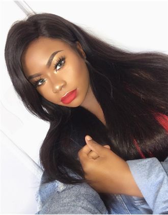 APRIL - INDIAN REMY HAIR STRAIGHT HAIR WITH SIDE BANG - LFW046