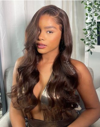 PHILIPERIC - INDIAN REMY HAIR WAVY LACE FRONT WIG - PE005