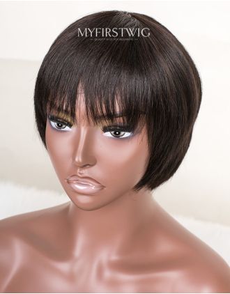 Scalp Top Wig Pixie Short Hair Wig - SSS001
